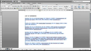 How do you put a bibliography in alphabetical order?