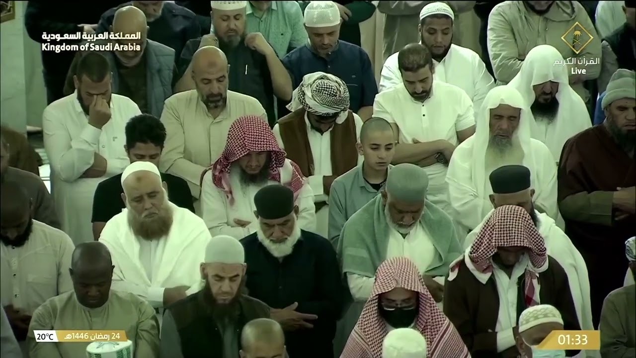 صلاة التهجد للشيخ ماهر المعيقلي ليلة 24 رمضان 1446هـ | التسليمتان الأخيرتان