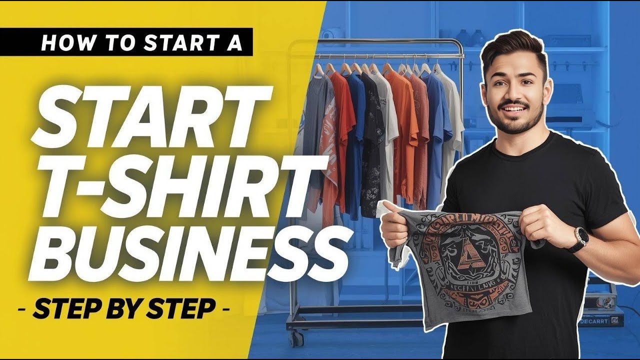 How to Start a T-Shirt Business with No Money | Print On Demand for ...