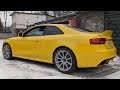 AUDI RS5 из А5. Замена цвета , установка порогов и заднего бампера от RS5