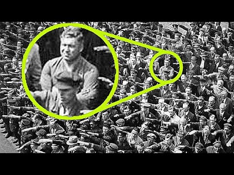 Вот что случилось с немцем, который не поднял руку и отказался приветствовать Гитлера!
