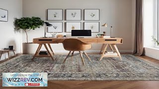 Garvee Machine Washable 9x12 Area Rugs for Living Room Indoor Rugs Non