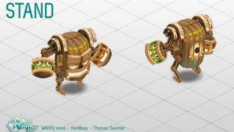 WAKFU MMO - KaniBoss, animations set.