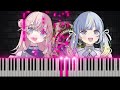【歌ってみた】レクイエム Kanaria×星街すいせい【ピアノアレンジ伴奏】Covered by のば×るな(宮舞モカSV)オリジナルMV