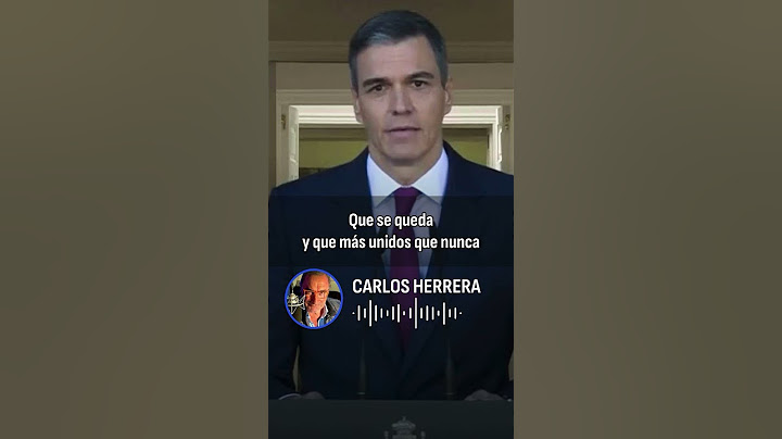 Herrera reacciona a la no dimisión de Sánchez: "Una farfolla populista que ni Evita Perón"