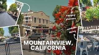 Mountainview, CA - Castro Street 4k