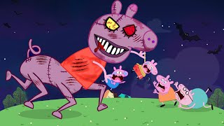 Peppa Pig turns into Giant Almamul Zombie At School?? | Peppa Pig Funny Animation