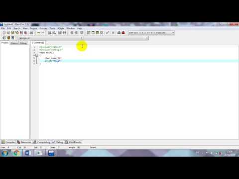 การนับจำนวนตัวอักษร Dev-c++