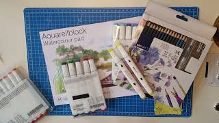 Art Supply Haul! Hama/Perle Beads, AquaMarkers, Watercolour Pencils and more!