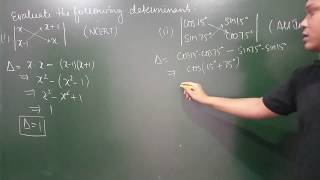 4. Determinants - Example 1