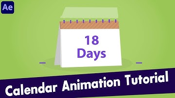 Calendar Animation Tutorial in After Effects