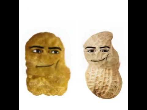Chicken Nugget And Peanut with roblox man face - YouTube