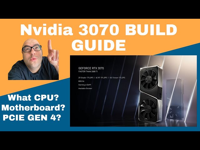 Our recommended RTX 3070/3080 PC build: CPU, RAM and motherboard picks