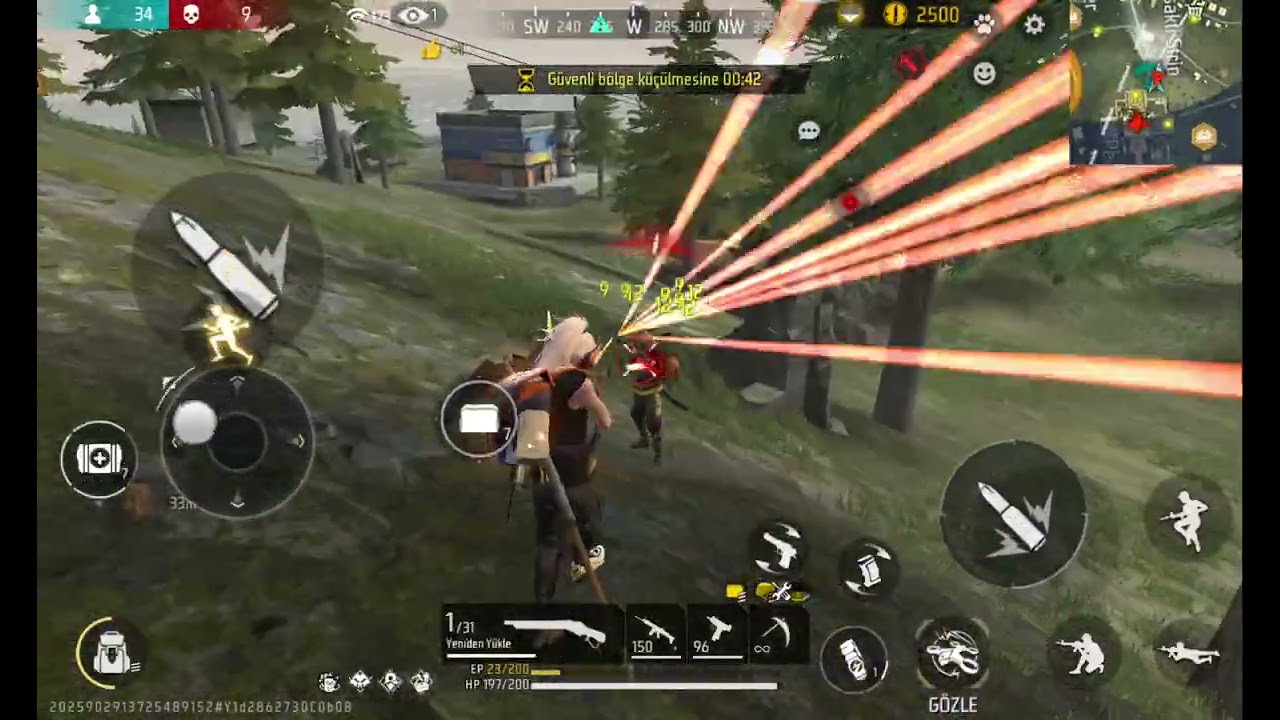 Bugün fire frre oynadım part ? abone ol like at 😃❣️