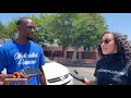 Angela Rye speaks at Wondalunch food giveaway in Watts