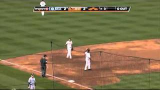2009/06/11 Beltre's RBI single