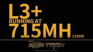 [High Performance L3+] LOW POWER COST, HIGH HASH RATE