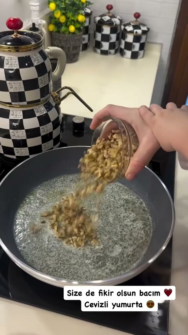 Size de fikir olsun bacım ❤️Cevizli yumurta ❤️