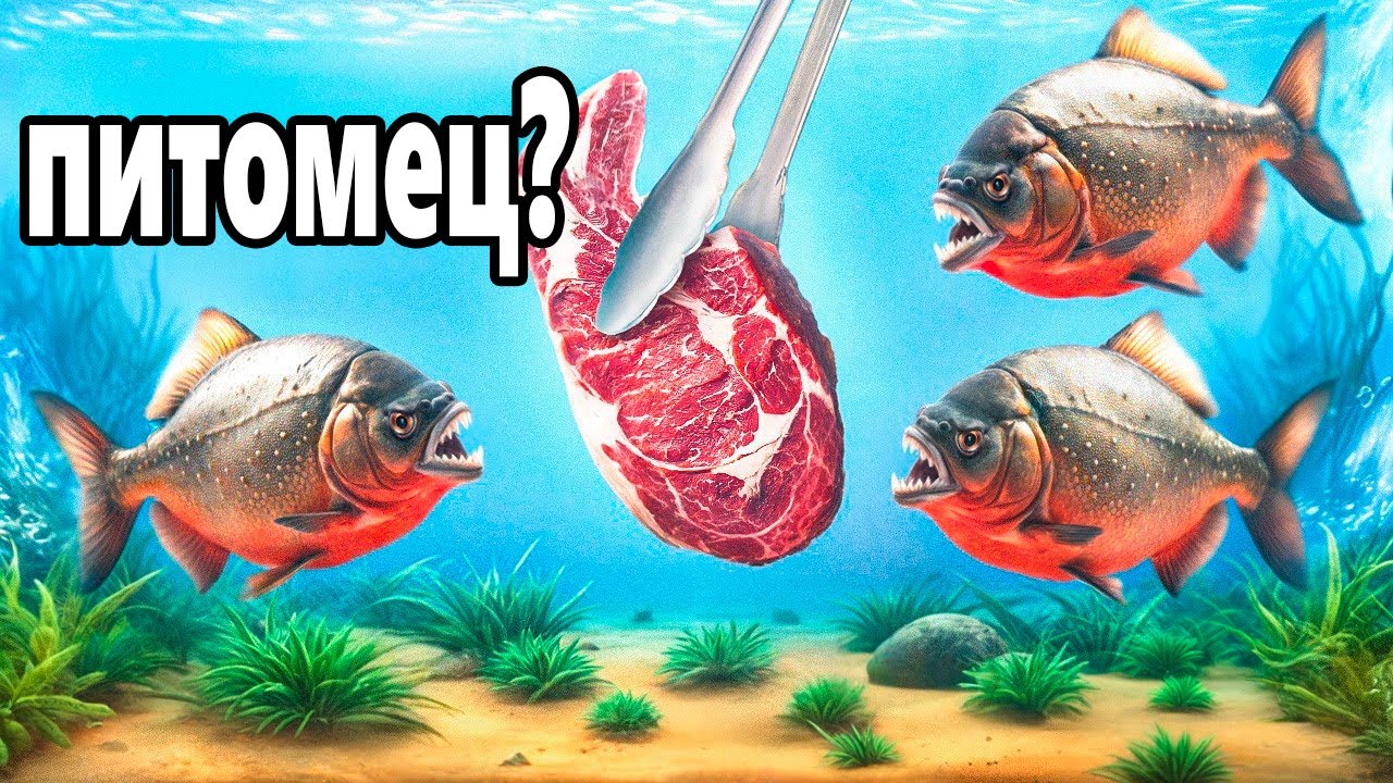 Я Завёл Питомцев Пираней... (да, правда)