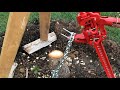 Removing tree stump with a farm jack - Part 1