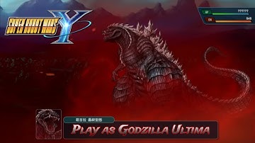 Play as Godzilla Ultima || Super Robot Wars Y || Eden Gameplay 