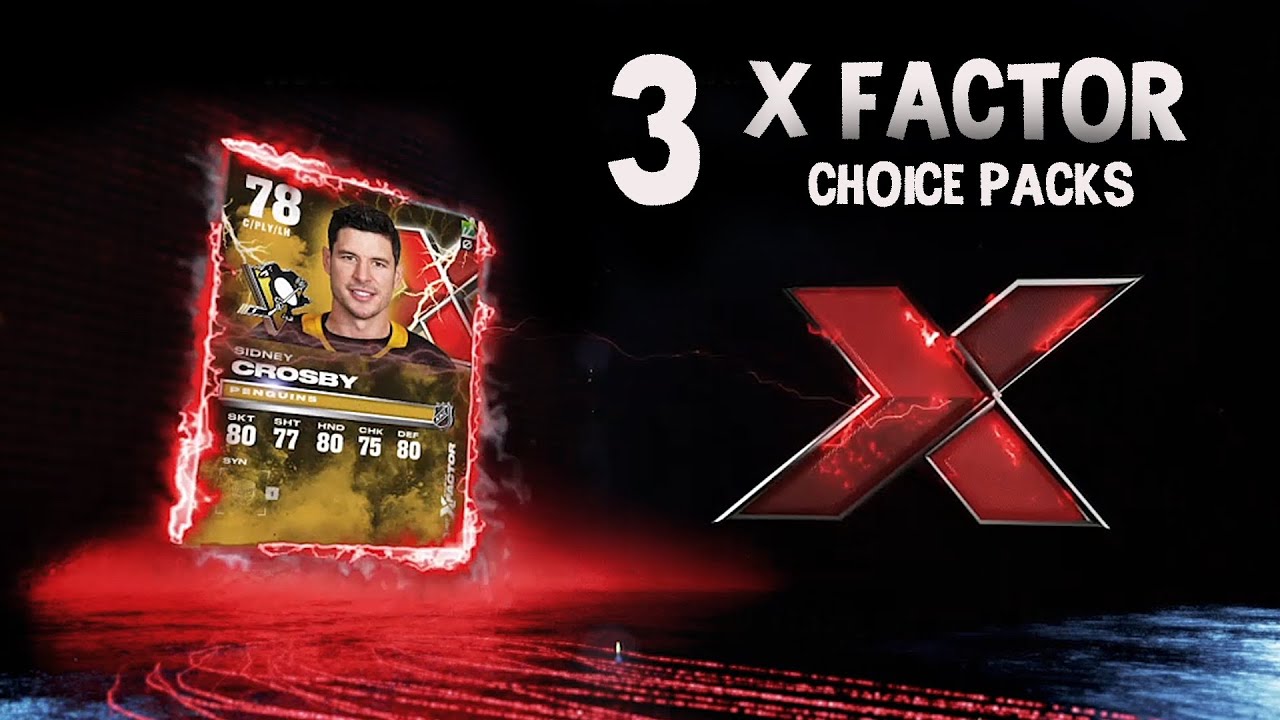 3 X-FACTOR CHOICE PACKS / NHL 23 HUT PACK OPENING