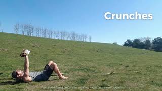 Crunches | Outdoortraining mit Functional Basics #GesundheitIstFürAlleDa