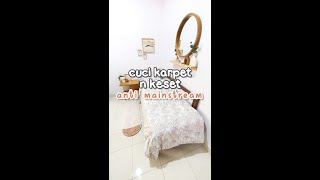 CARA CUCI KARPET DAN KESET ANTI MAINSTREAM | BERSIH MAKSIMAL | CLEANING HACKS | CLEANING TIPS