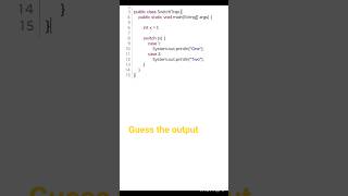 Java switch Fall-Through Trap 😱 #java #programming #shorts #dsa #coding #javainterview #collection