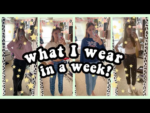 what I wear in a week! | winter outfit ideas! | ootw