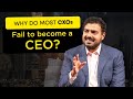 What makes it impossible for majority to move from cxo to ceo  antano solar john