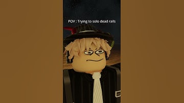 Dead rails solo | #short  #shorts  #roblox #memes #deadrails