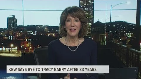 Longtime anchor Tracy Barry says goodbye to KGW af...