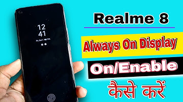 Realme 8 Always On Display On Kaise Karen | JABIR UNbox
