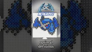 Day 376! Perler Bead Pokemon Sprite #376 Metagross!