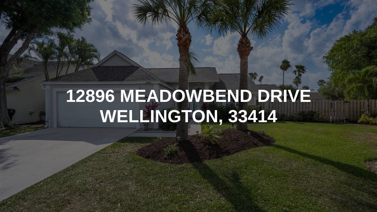 12896 Meadowbend Drive Wellington Real Estate YouTube