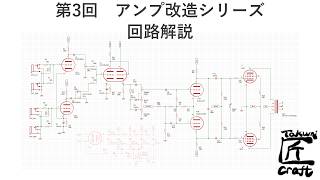 Circuit explanation (before modification) [Vacuum tube amp