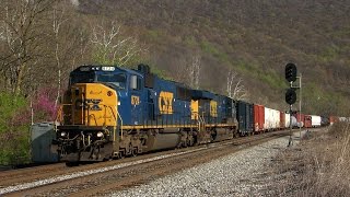 Into the Alleghenies, Part 2/3 - CSX at Sand Patch, 24 apr 2015