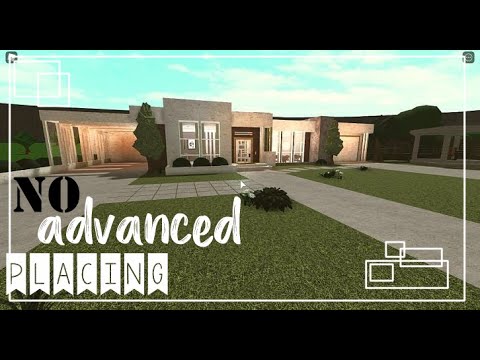 Roblox Welcome To Bloxburg Minimalist Modern Home