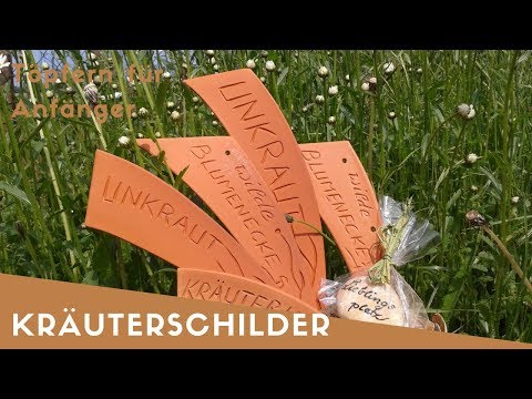 kräuterschilder-|-gartenschildern-einfach-nachtöpfern-|-töpfern-für-anfänger