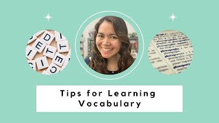 Tips for Learning Vocabulary