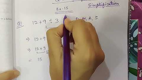 Class 5-MATHS CHAPTER-5 Simplification (part-1)