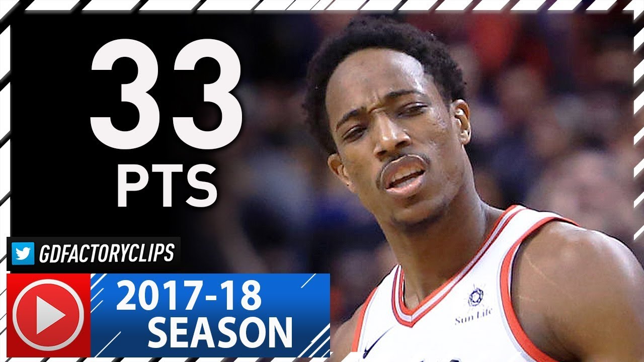 DeMar DeRozan Full Highlights vs Pelicans (2017.11.09) - 33 Pts, 8 Ast ...