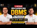 DBMS for Placements by Ekagra Sir | Complete Concepts + Questions | Mera Placement Hoga