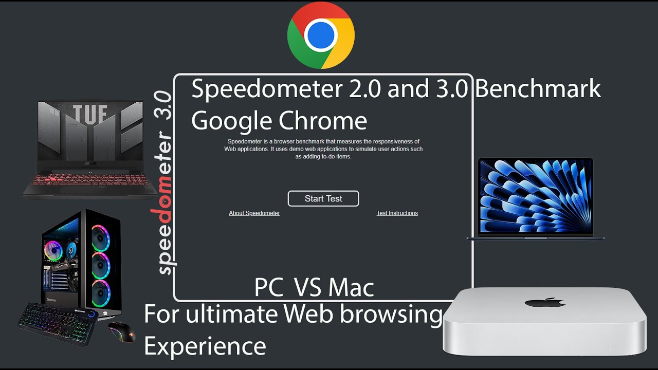 Speedometer Vs Computer PC VS Mac - Speedometer 2.0 and 3.0 Google Chrome - YouTube