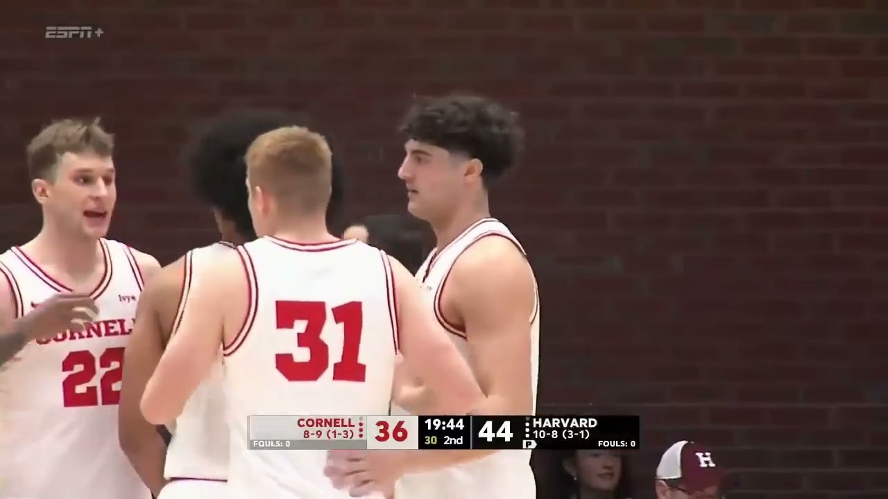 Highlights: Cornell Men's Basketball at Harvard - 1/24/26