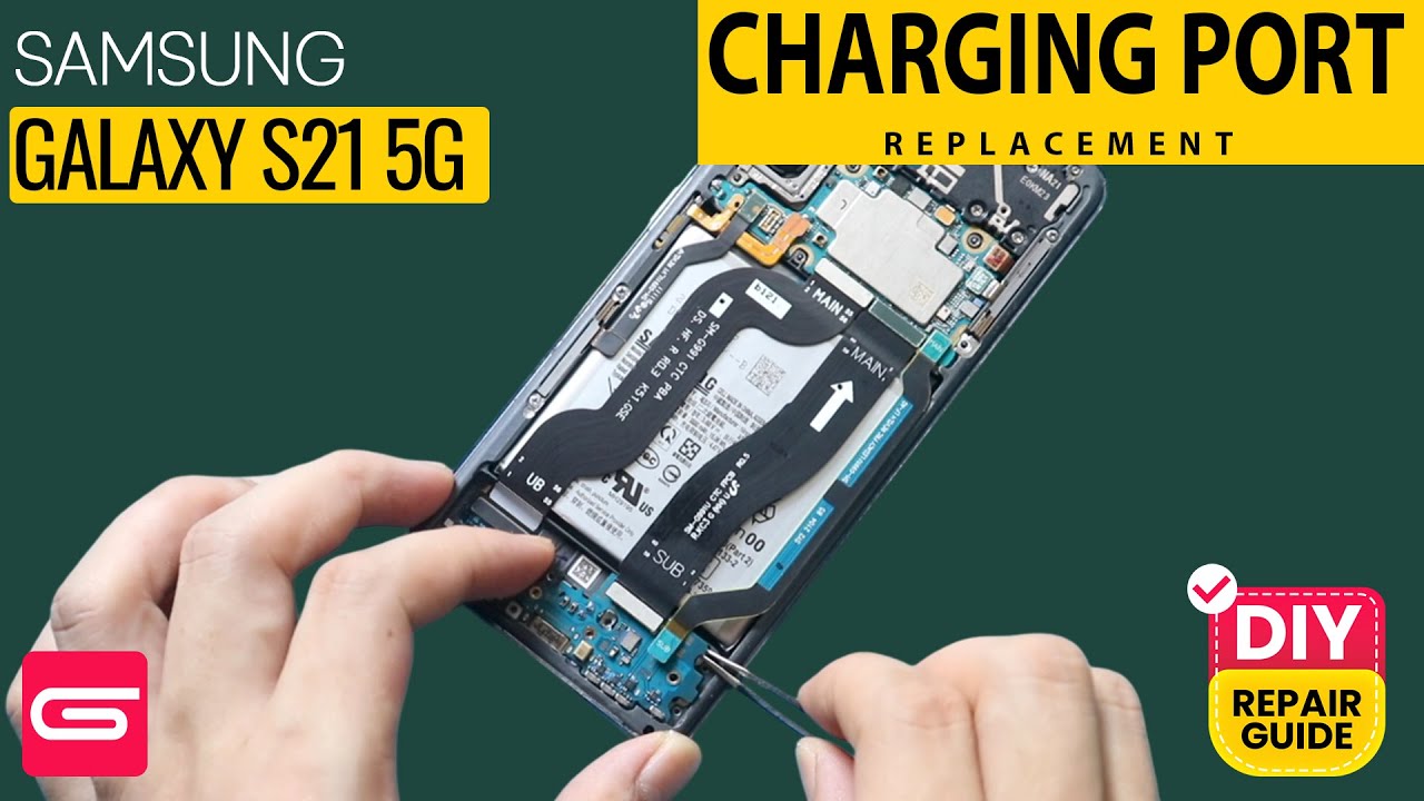 Замена платы зарядного порта Samsung Galaxy S21 5G | SM-G991