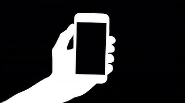 Swipe Up On Phone Stock Video