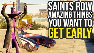 Saints Row Tips And Tricks - Best Early Weapons, Fastest Car \u0026 Way More (Saints Row Best Weapons)