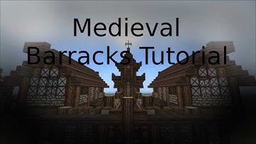 Minecraft Barracks tutorial | (Part 1)